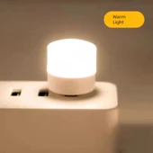 Mini USB LED Gece Lambası - Gün Işığı - 5'li Paket - 1
