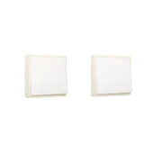Minimalist LED Gece Lambası - Süt Beyaz (2 Adet) - 1