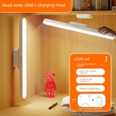 Şarj Edilebilir LED Başucu Lambası - 2000mAh + Şarj Başlığı (Model 2) - 1