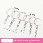 Metal Anahtarlık - 25mm Altın Koyun Gözü - 10 Adet thumbnail 2