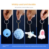 Metal Anahtarlık - 25mm Altın Koyun Gözü - 10 Adet thumbnail 5