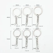 Metal Anahtarlık - 25mm Altın Koyun Gözü - 10 Adet thumbnail 3