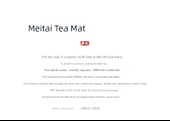 Zen Stil Su Geçirmez Çay Matı - Song Jinlong Desenli - 8