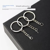 Metal Anahtarlık - 25mm Altın Koyun Gözü - 10 Adet thumbnail 4