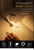 Mini LED Klipsli Başucu Lambası - Üç Renkli Siyah Pilli - 7