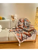 Akrilik Fiber Kanepe Örtüsü Şal - Navajo - 110x130cm - 10