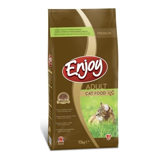 Enjoy Cat Food Tavuklu Yetişkin Kedi Maması 15 Kg - 1