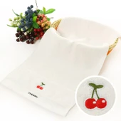 Çocuk Havlusu - Beyaz Çizgili - 50x25cm - 1