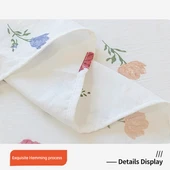 Güzellik Salonu Yatak Örtüsü - Deliksiz Pembe Çiçekli - 77x190cm thumbnail 5