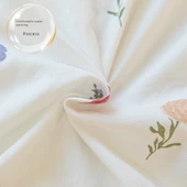 Güzellik Salonu Yatak Örtüsü - Deliksiz Pembe Çiçekli - 100x190cm thumbnail 3