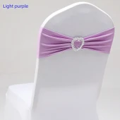 Kalp Şekilli Sandalye Örtüsü - Göl Mavisi - 35x14cm - 4
