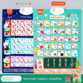 Erken Eğitim Duvar Tablosu - Pinyin + İngilizce thumbnail 1