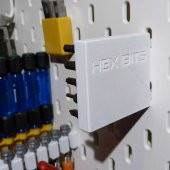 Ikea Skadıs 30lu Altıgen Şarjlı Matkap Ucu Tutucu Stand Aparat Beyaz - 4