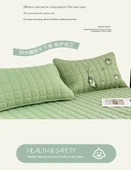 Kapitone Yastık Kılıfı 48x74 - Buğday Başağı Açık Gri Çiftli (Su Geçirmez Değil) thumbnail 9