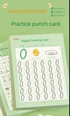 Çocuklar için Pinyin ve Karakter İzleme Kitabı - 2 Model, Her Birinden 1 Kitap/Sayı Eğitimi + Ortak Çince Karakter Delikli Kağıt [0839/0840] - 7