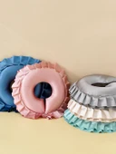 Delikli U Şekilli Masaj Yastığı - Mavi Lateks - 2