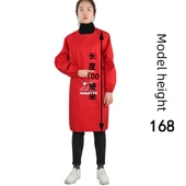 Uzun Kollu Su Geçirmez Mutfak Önlüğü - Mor thumbnail 3