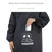 Uzun Kollu Su Geçirmez Mutfak Önlüğü - Mor thumbnail 4