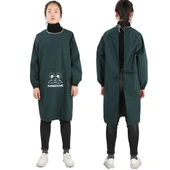 Uzun Kollu Su Geçirmez Mutfak Önlüğü - Mor thumbnail 6