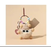 Peluş Oyuncak Araba Anahtarlığı - Kore Pudrası - 9