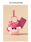 Peluş Oyuncak Araba Anahtarlığı - Kore Pudrası - 6