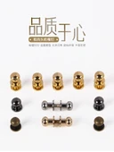 Kendin Yap El Yapımı Bakır Vidalı Broş - Keşiş Kafası - 6mm Bronz [5'li Set] - 6