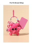 Peluş Oyuncak Araba Anahtarlığı - Kore Pudrası - 3