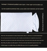 Çıkarılabilir Pamuk Yastık Kılıfı - 48*74 [Tek Katmanlı] Yastık Koruyucu Kılıf thumbnail 9