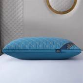 Otel Tipi Yastık - Tek Taraflı Beyaz Alçak Yastık (2 Adet) - 5