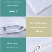 Çıkarılabilir Pamuk Yastık Kılıfı - 48*74 [Tek Katmanlı] Yastık Koruyucu Kılıf thumbnail 5