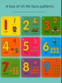 Okul Öncesi Eğitici Kartlar - 0-100 Sayısal Algılama ve İngilizce Pinyin Kartları (2 Kutu) - 9