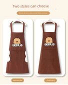 Su Geçirmez Ayarlanabilir Önlük - Mickey Yeşil El Silmeli thumbnail 11