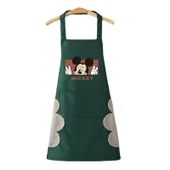 Su Geçirmez Ayarlanabilir Önlük - Mickey Yeşil El Silmeli thumbnail 6