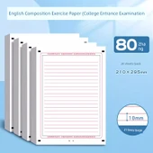 2024 Yüksek Lisans Giriş Sınavı İngilizce Yazma Kağıdı - Lise Giriş Sınavı Özel [80 Yaprak, 10mm, 21 Satır] - 1