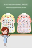 Bebek Erken Eğitim Duvar Tablosu - Sesli Öğrenme Oyuncağı - İngilizce + Sayıları Öğrenme + Pinyin - 10