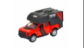Metal Sesli ve Işıklı Çek Bırak 4x4 Kamp Aracı 3 asorti 13 x 5 x 6 cm - 1