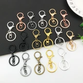 DIY Anahtarlık Yapım Seti - 2 Adet Rose Gold Istakoz Toka + 4 Parçalı Zincir - 8