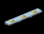Led Şerit İçin V-Slot Kapağı Plastik Aparat - 1