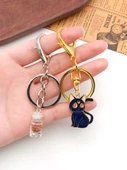 DIY Anahtarlık Yapım Seti - 2 Adet Rose Gold Istakoz Toka + 4 Parçalı Zincir - 5