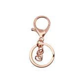 DIY Anahtarlık Yapım Seti - 2 Adet Rose Gold Istakoz Toka + 4 Parçalı Zincir - 1