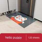 Yapışkanlı Zemin Paspası - 40x60cm - Hello Puppy - 120 Yaprak - 1
