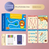 Çocuklar için Kalem Kontrolü Alıştırma Kitabı - Kalem Kontrolü Eğitimi (2+ Yaş) thumbnail 1