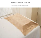 Güzellik Salonu Havlu Seti - Drapeli Yatak Örtüsü 250x150cm - Beyaz thumbnail 11