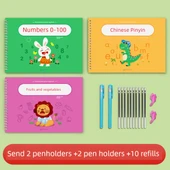Çocuklar İçin Erken Öğrenim Resimli Kitap - Sayılar + Pinyin + Çizim - 1