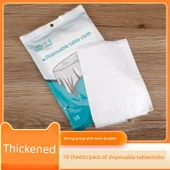 Tek Kullanımlık Plastik Masa Örtüsü - Kırmızı 2.4x2.4 m - 10 Adet - 2