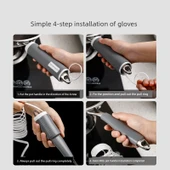 Silikon Tencere Sapı Kılıfı - Küçük Boy - 1 Adet Yanmaz Kapak thumbnail 6