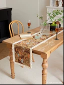 Amerikan Retro Stil Masa Örtüsü - Kış Aşk Şarkısı 30x120cm thumbnail 9