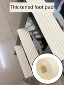 Kaymaz Merdiven Halısı - Kalınlaştırılmış - W-Şekilli Pirinç Beyazı - 3