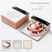 2025 3D Kağıt Oyma Takvim - Amiral Gemi Kırmızı (2025 Takvimli) ve Kutulu thumbnail 11