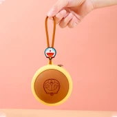 Doraemon Silikon Bozuk Para Cüzdanı - Turuncu - 4